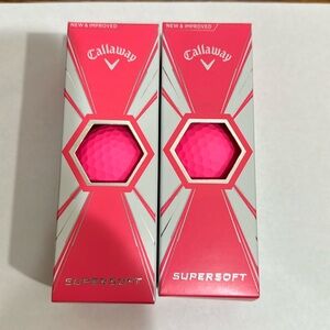 NEOT. Callaway Supersoft pink golf balls